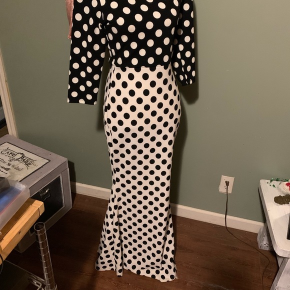 Beautiful vintage dress sz 2/4 - Picture 4 of 9